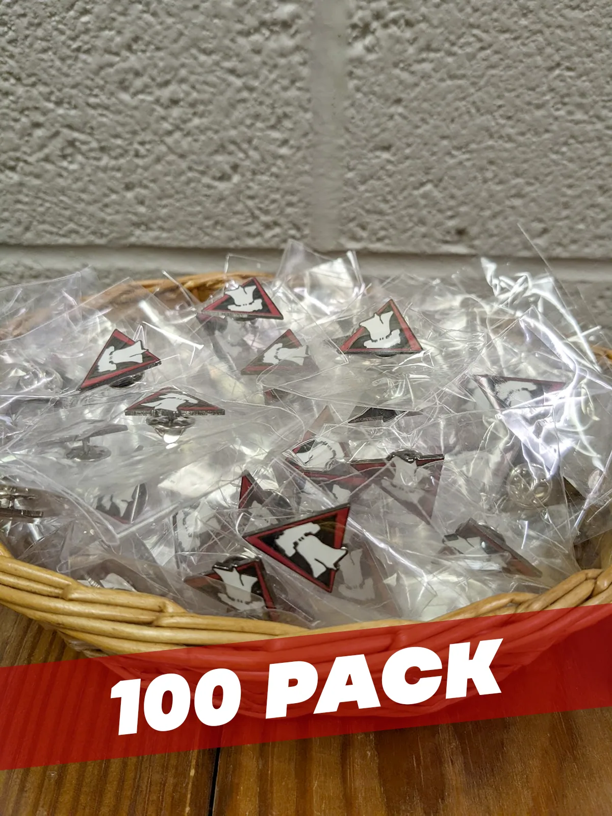 100 Pack of AAPA Lapel Pins (with info card)