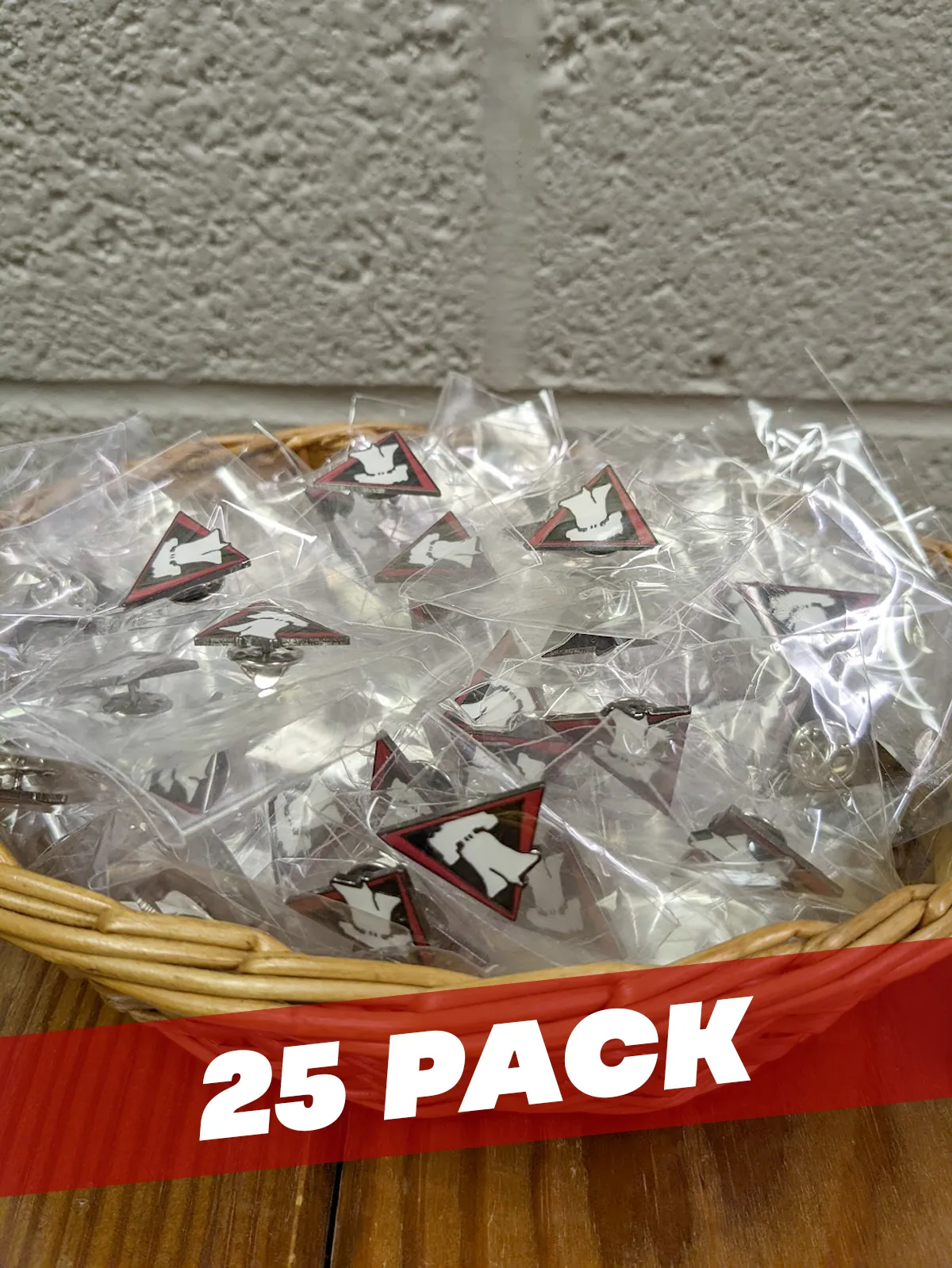25 Pack of AAPA Lapel Pins (with info card)